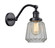 Sconces Single Glass by Innovations ( 405 | 515-1W-BK-G142-LED Franklin Restoration ) 