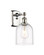 Sconces Single Glass by Innovations ( 405 | 516-1W-PN-G558-6CL Ballston ) 