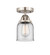 Semi-Flush Mts. Cage by Innovations ( 405 | 288-1C-SN-G52-LED Nouveau 2 ) 