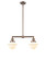 Linear/Island 2 Light Bar by Innovations ( 405 | 209-AC-G531 Franklin Restoration ) 