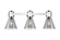 Bathroom Fixtures Three Lights by Innovations ( 405 | 464-3W-PN-G464C-7SM Downtown Urban ) 