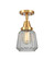 Semi-Flush Mts. Directional by Innovations ( 405 | 447-1C-SG-G142-LED Caden ) 