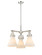 Mini Chandeliers Glass Shade by Innovations ( 405 | 411-3CR-PN-G411-7WH Downtown Urban ) 