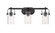 Bathroom Fixtures Three Lights by Innovations ( 405 | 423-3W-BK-G423-7CL Downtown Urban ) 