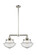 Mid. Chandeliers Glass Down by Innovations ( 405 | 209-PN-G544 Franklin Restoration ) 