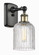 Sconces Single Glass by Innovations ( 405 | 516-1W-BAB-G559-5CL Ballston ) 