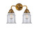 Bathroom Fixtures Two Lights by Innovations ( 405 | 288-2W-BB-G182 Nouveau 2 ) 