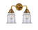 Bathroom Fixtures Two Lights by Innovations ( 405 | 288-2W-BB-G182-LED Nouveau 2 ) 