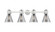 Bathroom Fixtures Four Lights by Innovations ( 405 | 464-4W-SN-G464C-7SM Downtown Urban ) 