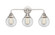 Bathroom Fixtures Three Lights by Innovations ( 405 | 288-3W-PC-G202-6 Nouveau 2 ) 