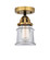 Semi-Flush Mts. Glass Down by Innovations ( 405 | 288-1C-BAB-G182S-LED Nouveau 2 ) 