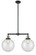 Linear/Island 2 Light Bar by Innovations ( 405 | 209-BAB-G202-10-LED Franklin Restoration ) 