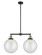 Linear/Island 2 Light Bar by Innovations ( 405 | 209-BAB-G202-12-LED Franklin Restoration ) 