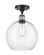 Semi-Flush Mts. Glass Down by Innovations ( 405 | 516-1C-BAB-G122-10 Ballston ) 