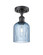 Semi-Flush Mts. Glass Down by Innovations ( 405 | 516-1C-BK-G559-5BL Ballston ) 
