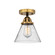 Semi-Flush Mts. Glass Down by Innovations ( 405 | 288-1C-BAB-G44 Nouveau 2 ) 