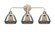 Bathroom Fixtures Three Lights by Innovations ( 405 | 288-3W-PN-G173-LED Nouveau 2 ) 
