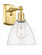 Sconces Single Glass by Innovations ( 405 | 516-1W-SG-GBD-752 Ballston ) 