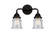 Bathroom Fixtures Two Lights by Innovations ( 405 | 288-2W-BK-G184S Nouveau 2 ) 