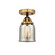 Semi-Flush Mts. Glass Down by Innovations ( 405 | 288-1C-BAB-G58 Nouveau 2 ) 