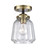 Semi-Flush Mts. Glass Down by Innovations ( 405 | 284-1C-BAB-G142 Nouveau ) 