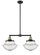 Mid. Chandeliers Glass Down by Innovations ( 405 | 209-BAB-G544 Franklin Restoration ) 