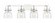 Bathroom Fixtures Four Lights by Innovations ( 405 | 423-4W-PC-G412-6CL Downtown Urban ) 