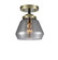 Semi-Flush Mts. Glass Down by Innovations ( 405 | 284-1C-BAB-G173 Nouveau ) 