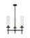 Mini Chandeliers Glass Shade by Innovations ( 405 | 471-3CR-BK-G471-12CL Downtown Urban ) 