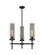 Mini Chandeliers Glass Shade by Innovations ( 405 | 471-3CR-BK-G471-12SM Downtown Urban ) 