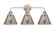 Bathroom Fixtures Three Lights by Innovations ( 405 | 288-3W-PN-G43 Nouveau 2 ) 