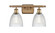 Bathroom Fixtures Two Lights by Innovations ( 405 | 516-2W-BB-G382-LED Ballston ) 