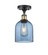 Semi-Flush Mts. Glass Down by Innovations ( 405 | 516-1C-BAB-G558-6BL Ballston ) 