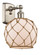 Sconces Single Glass by Innovations ( 405 | 516-1W-SN-G121-8RB Ballston ) 