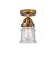 Semi-Flush Mts. Glass Down by Innovations ( 405 | 288-1C-BB-G184S Nouveau 2 ) 
