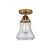 Semi-Flush Mts. Glass Down by Innovations ( 405 | 288-1C-BB-G192 Nouveau 2 ) 