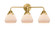 Bathroom Fixtures Three Lights by Innovations ( 405 | 288-3W-SG-G171 Nouveau 2 ) 
