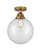 Semi-Flush Mts. Glass Down by Innovations ( 405 | 288-1C-BB-G202-12 Nouveau 2 ) 