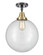 Semi-Flush Mts. Glass Down by Innovations ( 405 | 447-1C-BAB-G202-12-LED Caden ) 