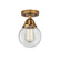 Semi-Flush Mts. Glass Down by Innovations ( 405 | 288-1C-BB-G202-6 Nouveau 2 ) 