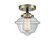 Semi-Flush Mts. Glass Down by Innovations ( 405 | 284-1C-BAB-G532 Nouveau ) 