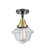 Semi-Flush Mts. Glass Down by Innovations ( 405 | 447-1C-BAB-G532-LED Caden ) 