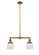 Mid. Chandeliers Glass Down by Innovations ( 405 | 209-BB-G52-LED Franklin Restoration ) 