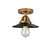 Semi-Flush Mts. Exposed Lamps by Innovations ( 405 | 288-1C-BB-M6-BK Nouveau 2 ) 