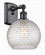 Sconces Single Glass by Innovations ( 405 | 516-1W-BK-G122C-8CL Ballston ) 