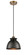 Mini Pendants Metal Shade by Innovations ( 405 | 516-1P-BB-M14-BK-LED Ballston ) 
