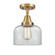 Semi-Flush Mts. Glass Down by Innovations ( 405 | 447-1C-BB-G72 Caden ) 