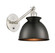 Sconces Metal by Innovations ( 405 | 317-1W-SN-M14-BK-LED Ballston ) 