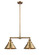 Linear/Island 2 Light Bar by Innovations ( 405 | 209-BB-M10-BB-LED Franklin Restoration ) 