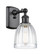 Sconces Single Glass by Innovations ( 405 | 516-1W-BK-G442 Ballston ) 